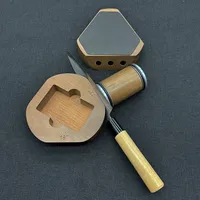 3-6 Angles Rolling Knife Sharpener Wood Base Kitchen Grinding System Diamond Stone 240/1000# Professional Sharpeners