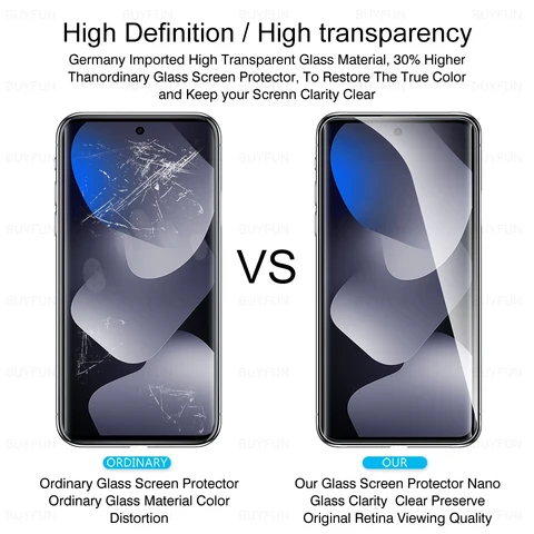 Защитный стеклянный чехол Redmi Note 15 Pro Plus с полным покрытием для Xiaomi Redmi Note 15 15Pro+ 5G 15Pro 4G 15, защитная пленка для экрана