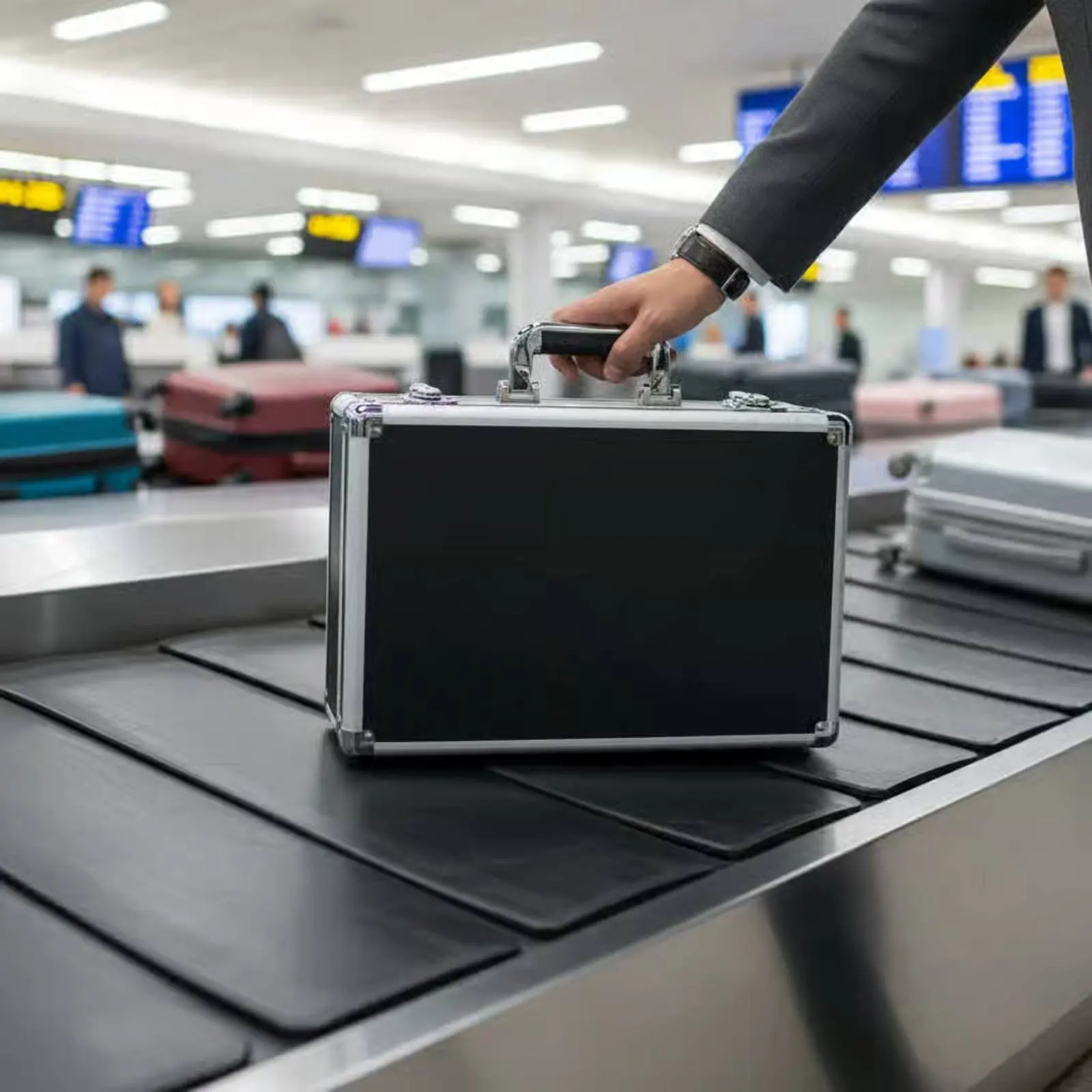 Aluminum Tool Box Sturdy Aluminum Aviation Case Lockable Tool Case Sturdy Design Hard Shell Briefcase Sturdy Resistant