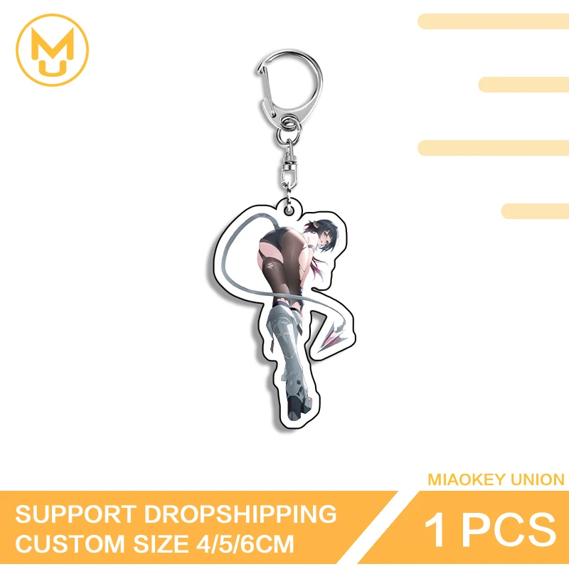 مغر جين دو Zenless منطقة صفر فتاة فريدة من نوعها حية مزدوجة الوجهين الاكريليك كيرينغ الإبداعية شخصية مسلية المجوهرات