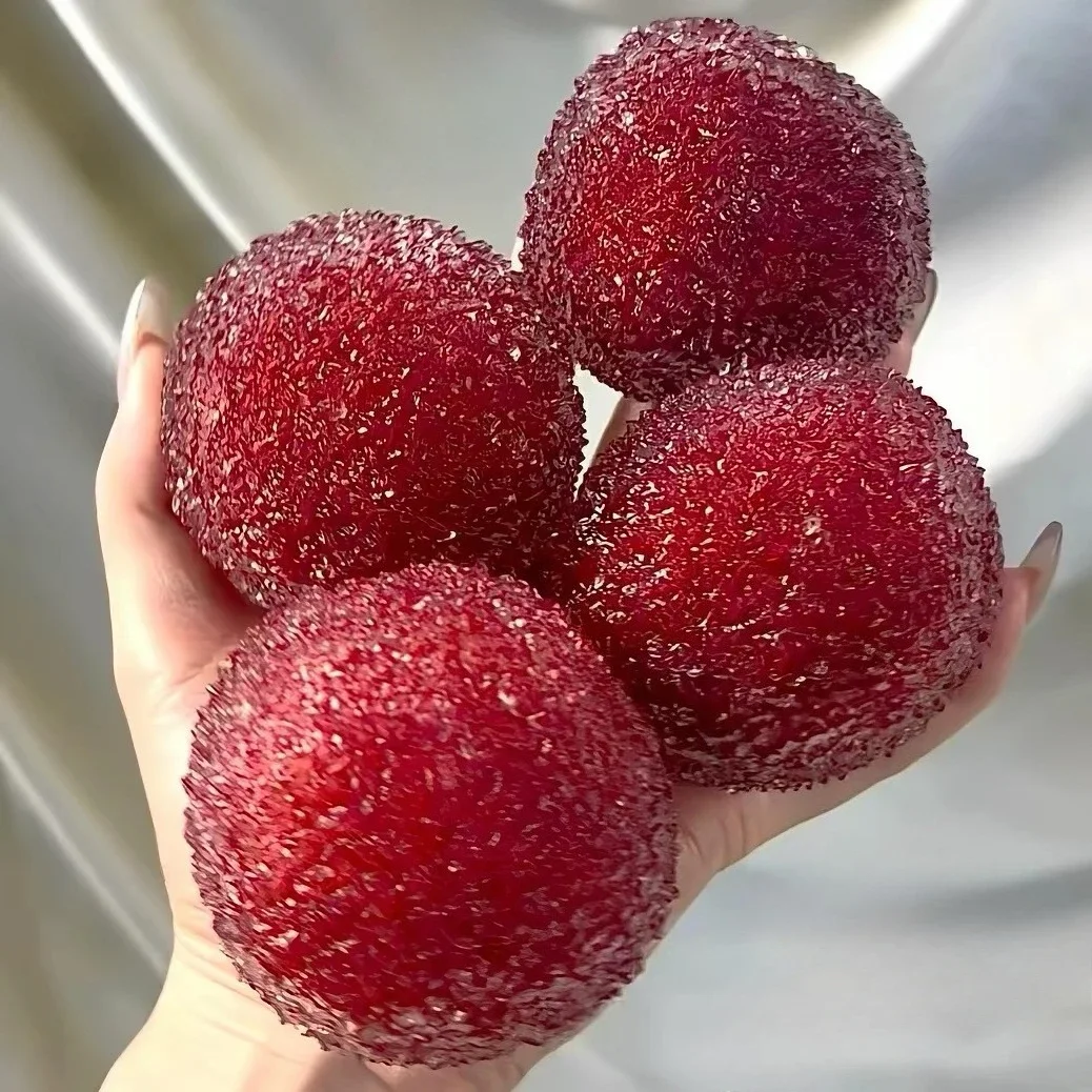 Slushy Bayberry Squishy Fidget Stress Ball, Shapeable Non-Rebound Squeeze Toy, ASMR Rustling Sound, Anti StressDecompressionGift