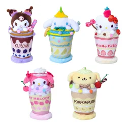 Sanrio-Brinquedos Chaveiros de Pelúcia, Bonecas Gelado, Hangings, Kuromi, Cinnamoroll, Mymelody, KT, Natal e Presentes de Aniversário, 15cm