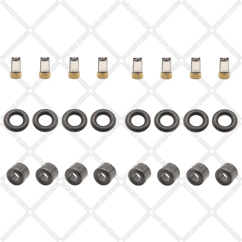 

8 комплектов для 23250-0P030 TOYOTA TACOMA 4RUNNER TUNDRA 4.0L 23209-0P030 Комплект для ремонта топливных форсунок Фильтры Orings Уплотнительные втулки