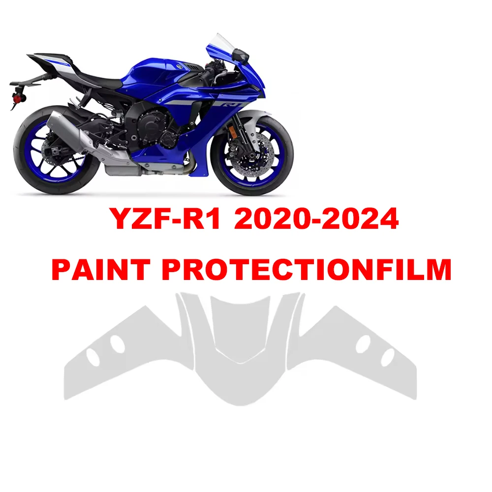 YZF R1 2020-2024 PPF TPU Tank Paint Protection Anti-Scratch Kit For Yamaha YZF-R1 Ultra-Thin Protection Paint Protection Film