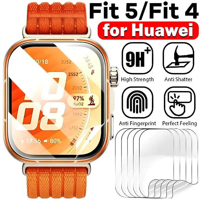 

10/1Pcs Screen Protector for Huawei Watch Fit 5 Pro Accessories Soft HD Anti-scratch Hydrogel Film for Huawei Watch Fit4 Pro