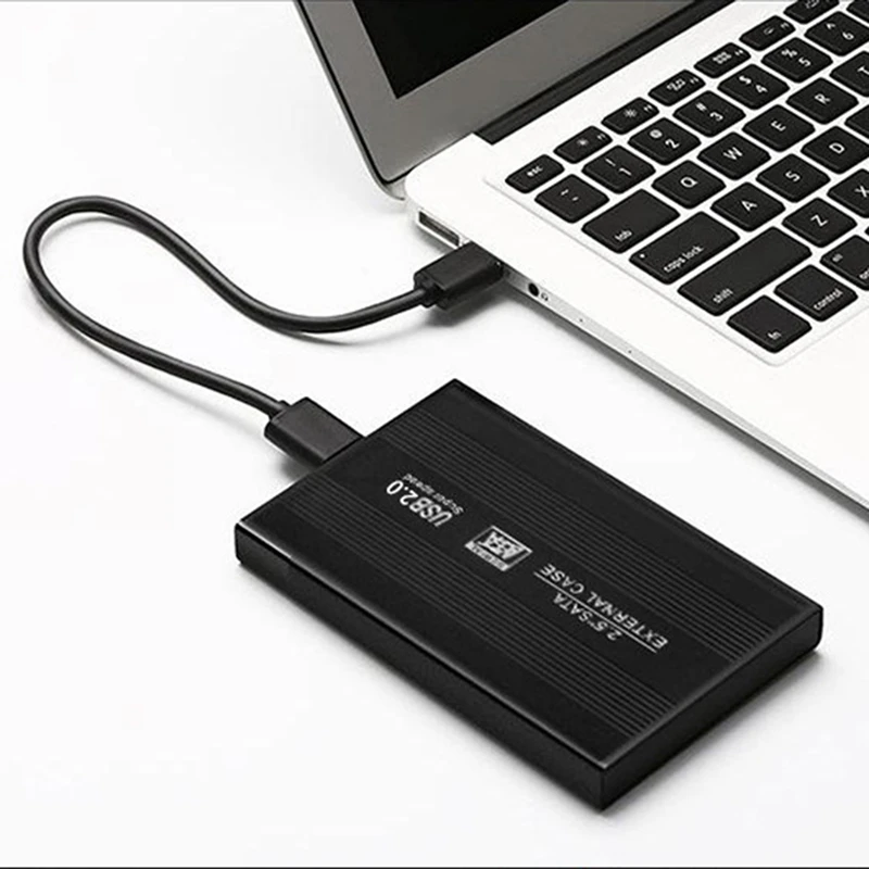 2.5 Inch USB 2.0 External Mobile Hard Disk Box SATA HDD Aluminum Alloy Solid State Hard Disk Box
