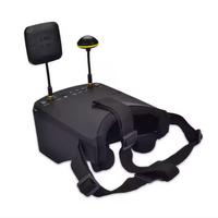 5.8G 40CH FPV Goggles 5inch HD LCD 16:9 Display Ratio with DVR Headset Dual Antenna Receiver VR Glasses LS-800D For RC FPV Drone