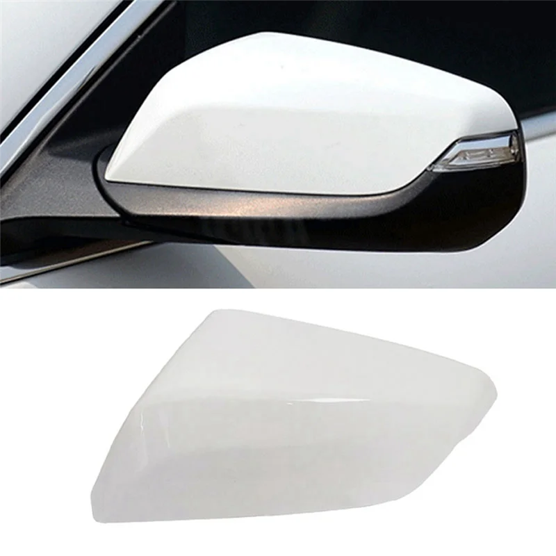 1Pair White Rearview Mirror Cover Caps Wing Mirror Shell for Chevrolet Malibu XL 2016-2023 Exterior View Mirror Housing