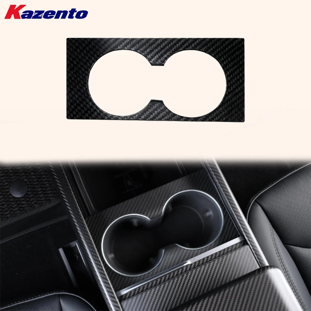 

For Tesla Model 3 Refresh 23-25 Dry Carbon OE Front Interior Cup Holder Cover