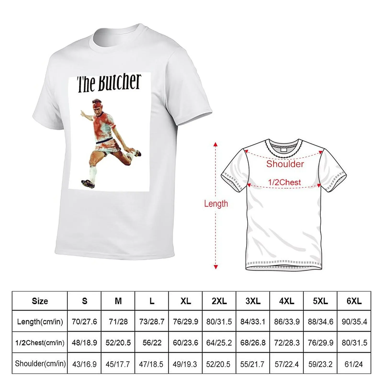 تي شيرت The Butcher تي شيرت للرجال تي شيرت برسومات عتيقة للرجال