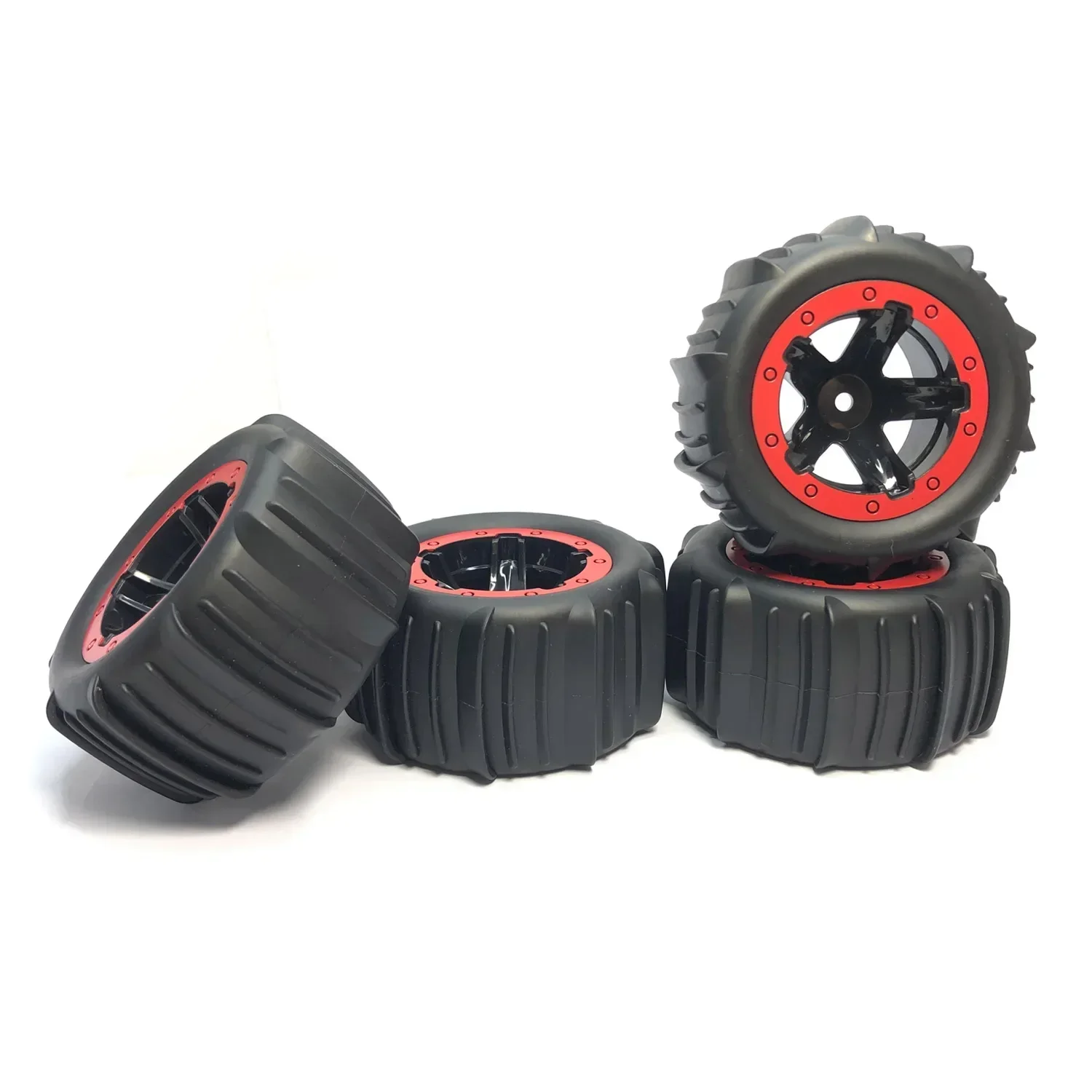 

4Pcs 1/16 1/14 1/12 Snow Sand Tires Anti Slip Rubber Tyre for HBX MJX ZWN WPL Off-road Vehicle Smax 1625 Wltoys 144001 124018