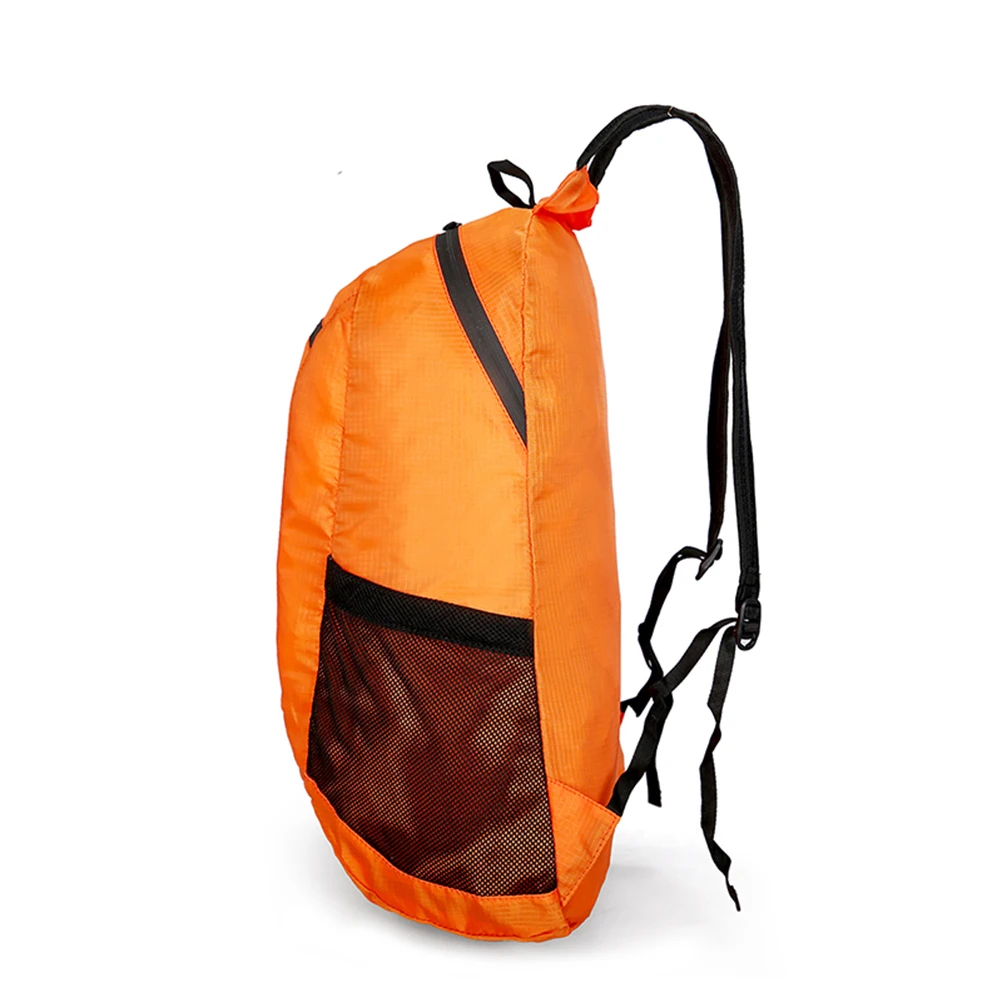 

Outdoor Sports Waterproof Folding Backpack Lightweight Large Storage for Hiking Traveling Camping Black Waterproof Outdoor