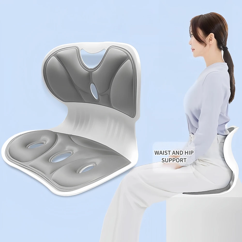 

1PC Back Support Cushion, Office Cushion, Back Support Chair, Student And Children's Correction Cushion, Ergonomic Chair