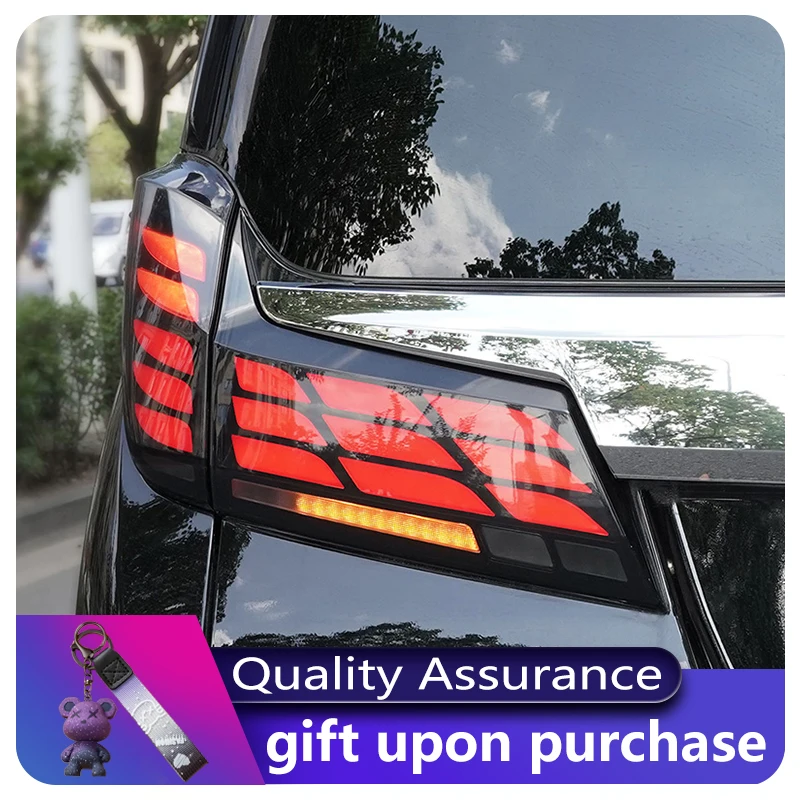 Car Accessories Lamps For Toyota Alphard 2015-2023 Tail Lights LED Bulbs Turn Signal DRL Taillight Reverse Refit Auto Tools