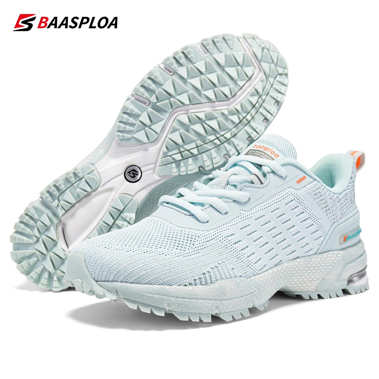 Baasploa, zapatillas para correr para mujer, zapatos deportivos ligeros a la moda, zapatillas informales de malla transpirable para mujer,