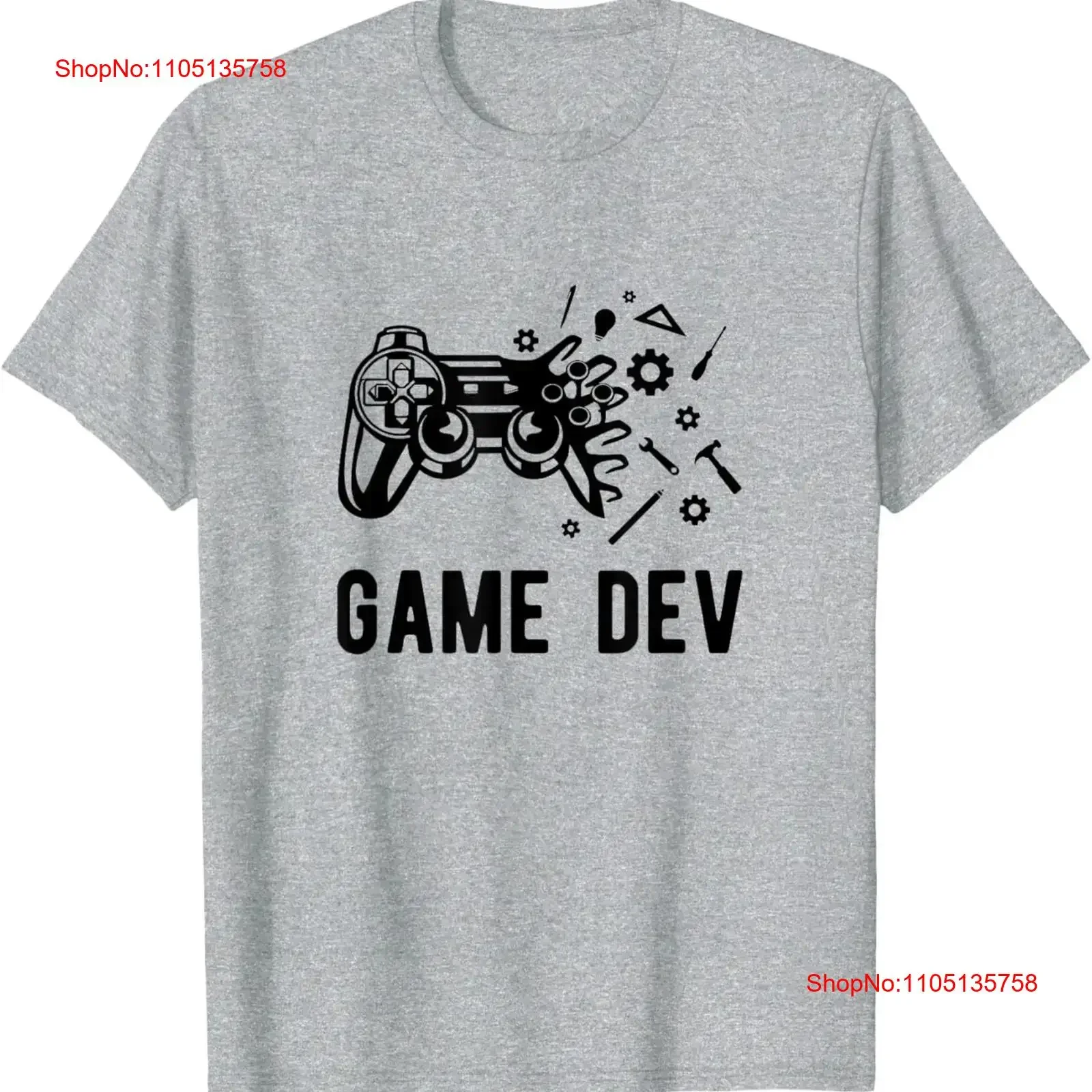 Game Dev Design Developer T Shirt  vintage Washed Unisex Slightly Stretched Breathable fashion Soft graphic streetwear