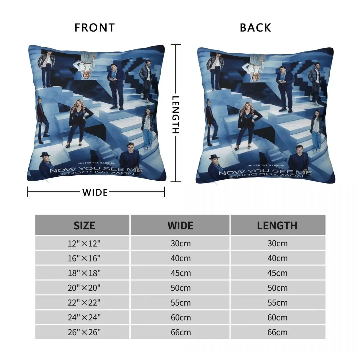 Pillow Cover Now You See Me Now You Don't Stuff Movie Cushion Cover Trendy Pillow Case For Car Home Decorative Pillowcases