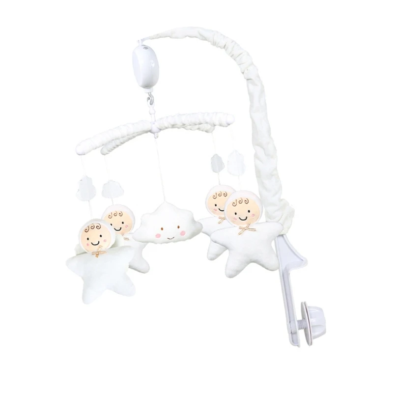 35 Songs Move Music Box Musical Baby Musical Crib Mobile Toy for Baby Bells Frame Arm Bracket Hanging Toy Dropship