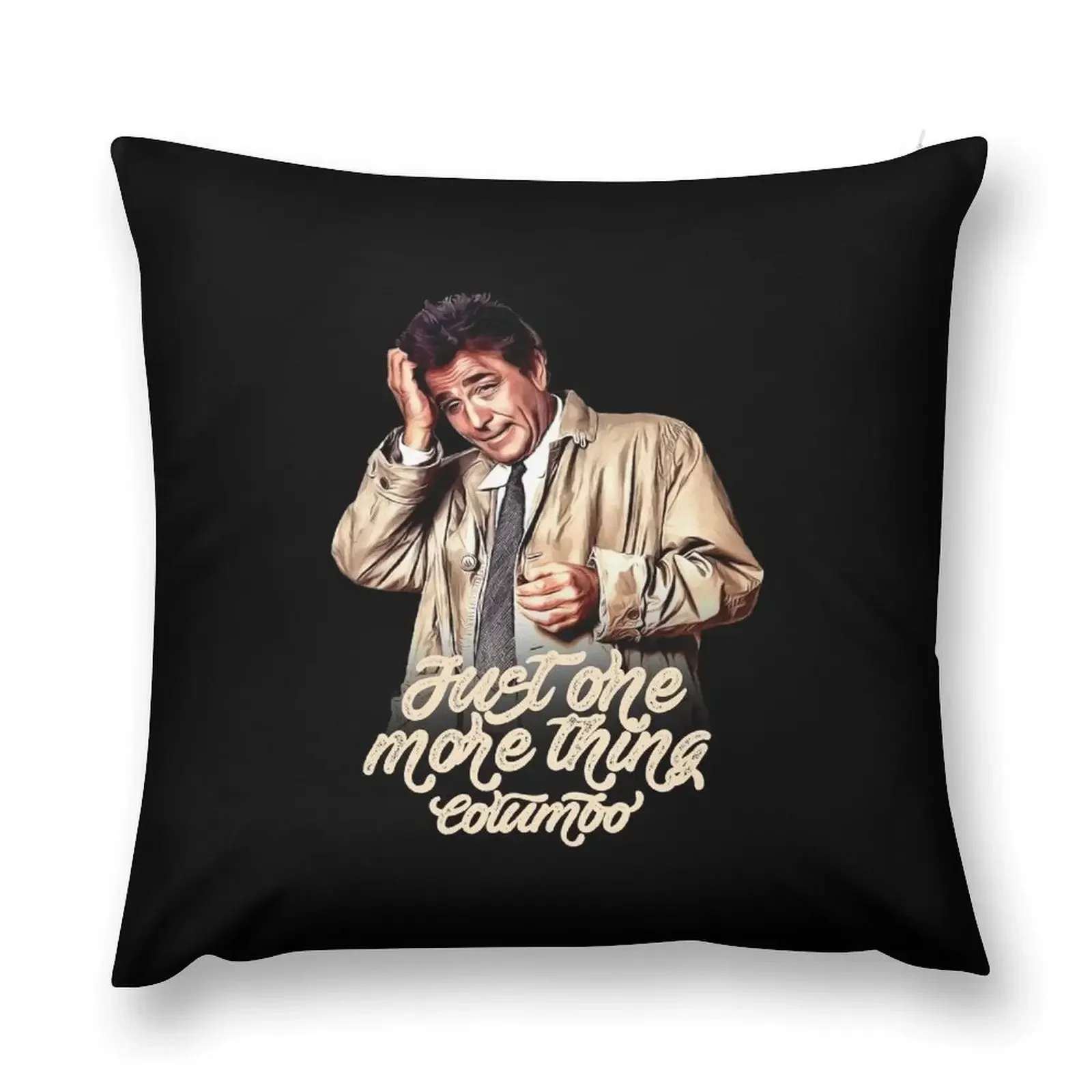 Columbo - Peter Falk Throw Pillow Sofa Cushion Pillow Covers Decorative pillow