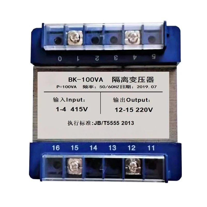 415V to 220V single-phase control transformer BK-100W 200 300 500VA conversion equipment