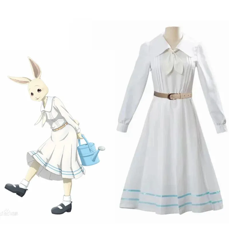 Disfraz Unisex de Anime Cos BEASTARS Haru Rabbit, conjuntos de fiesta de Navidad y Halloween, trajes de uniforme ujfj
