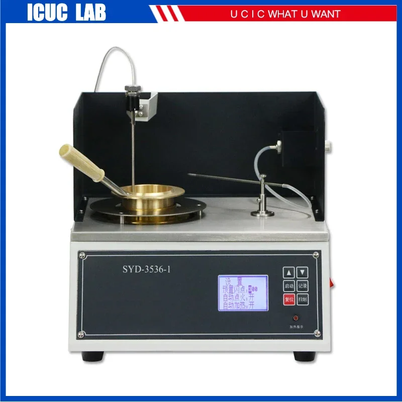 SYD-3536-1 Laboratory Semi-automatic Cleveland Open Cup Flash Point Tester & Fire Point Tester for Petroleum Products