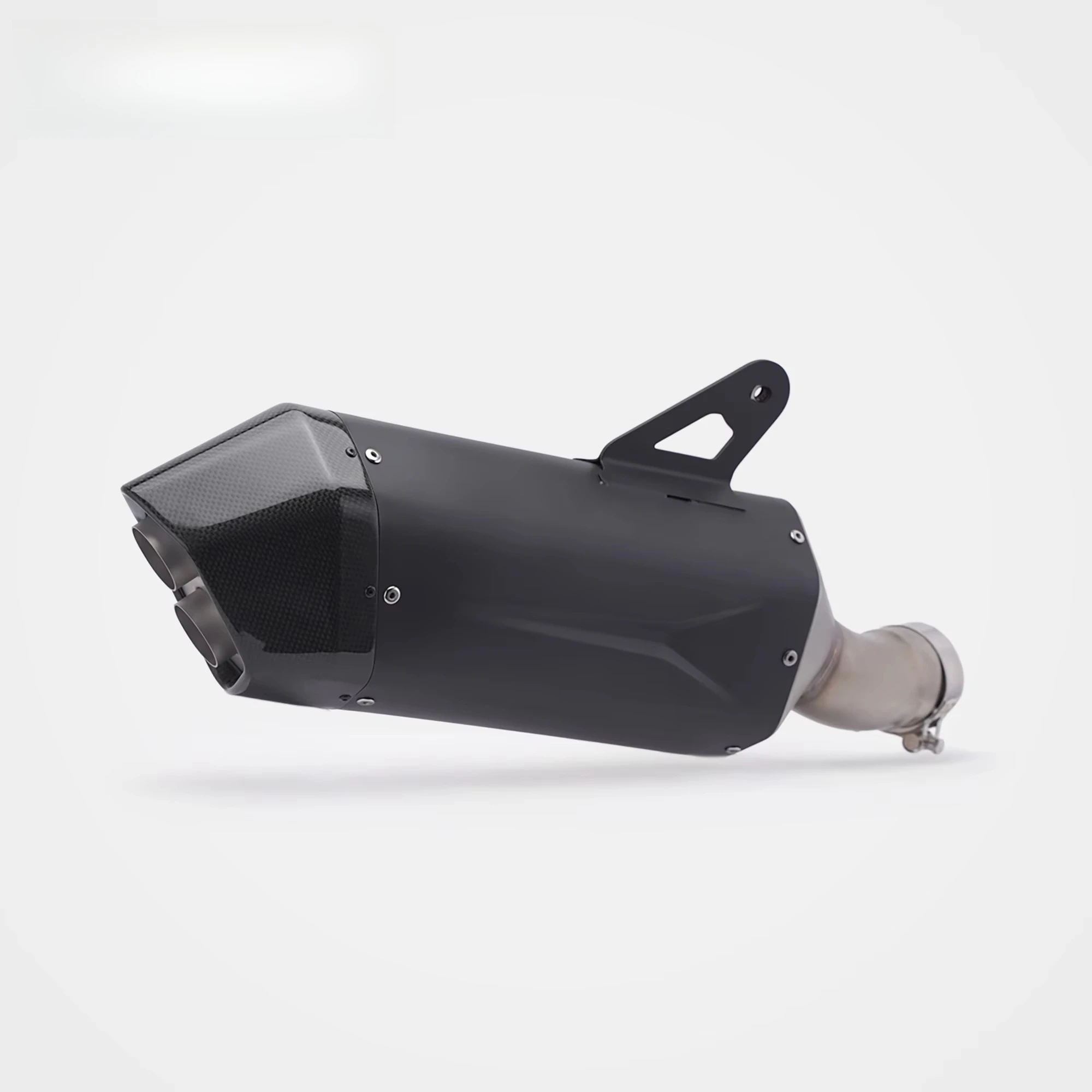 R1300GS for New Carbon Fiber Cable-Controlled Valve Front-Mid Section Black Aurora Slip-On Full Exhaust System for 3