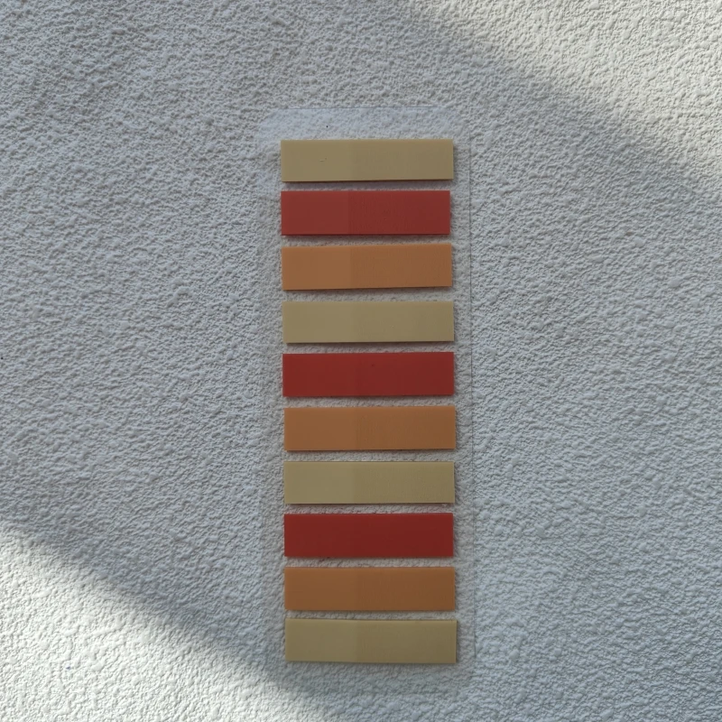 200 Blatt farbige Aufkleber, Notizen, transparent, selbstklebend, Index-Tabs, Flaggen, Haftnotizen, Schreibwaren, Schule, Bürobedarf – Detail 16