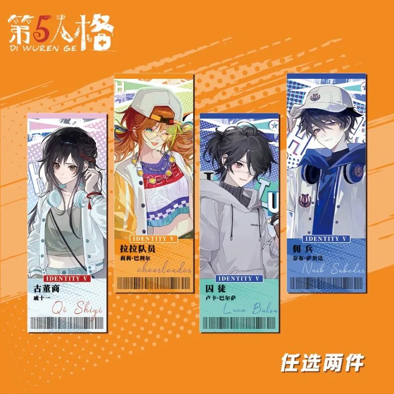 

Identity Ⅴ Naib Subedar Cheerleader Luca Balsa Qi Shiyi Laser Card Corners Lomo Cards Postcards Card Bookmark Christmas Gifts