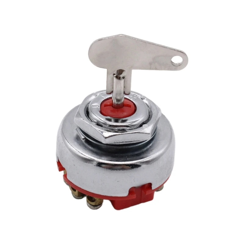 

Q39F Universal Ignition Switches 8 Pin Starter Key Included Durable Ignition Lock Heavy Duty Switches for Farm Vehicles