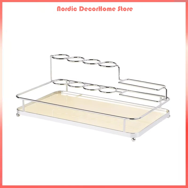 

Скандинавские аксессуары для ванной комнаты, акриловый держатель для зубных щеток, органайзер для зубных щеток, держатель для зубной пасты, подставка для чашки для полоскания рта, поднос для духов