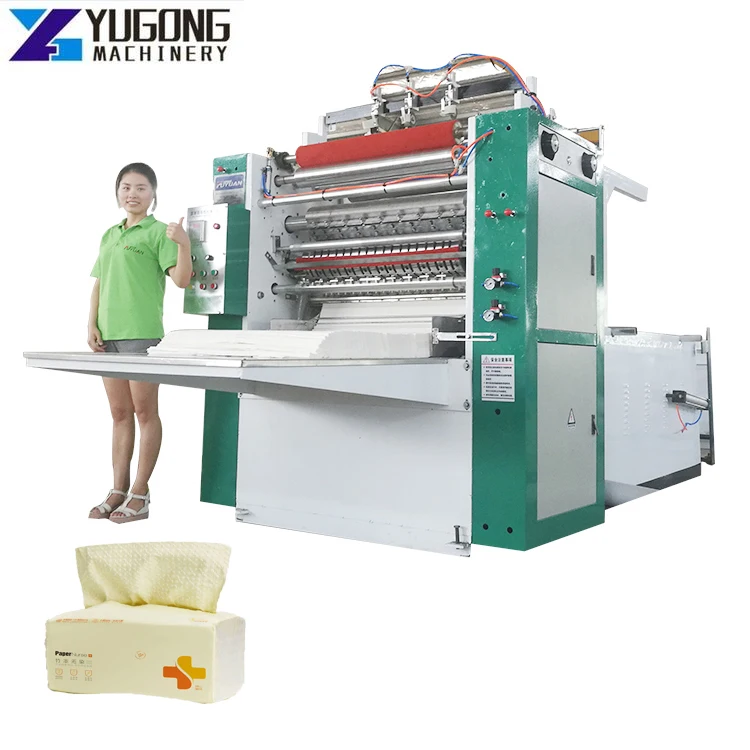 YG Full Automatic Facial Tissue Paper Making Machine Facial Paper Machine Facial Tissue Paper Product Making Machine