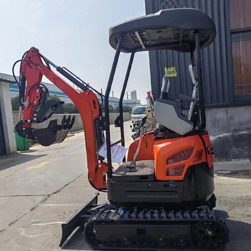 1.5Ton Mini Excavator Diesel Hydraulic Crawler Small Digger CE EPA Certified For Farm Landscaping Construction Customizable