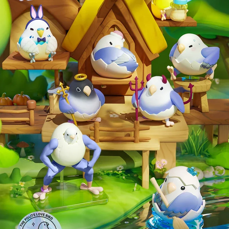 PLZDOT Little Bird Taro Balls Which Came First The Bird or The Egg Series Mini Blind Box Toys Mystery Box Doll Anime Ornament view 2