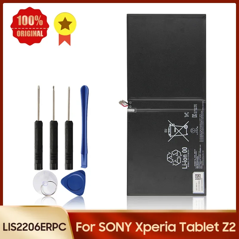 

Сменный аккумулятор LIS2206ERPC для SONY Xperia Z2 SGP541CN, новый Аккумулятор 6000 мАч + набор инструментов