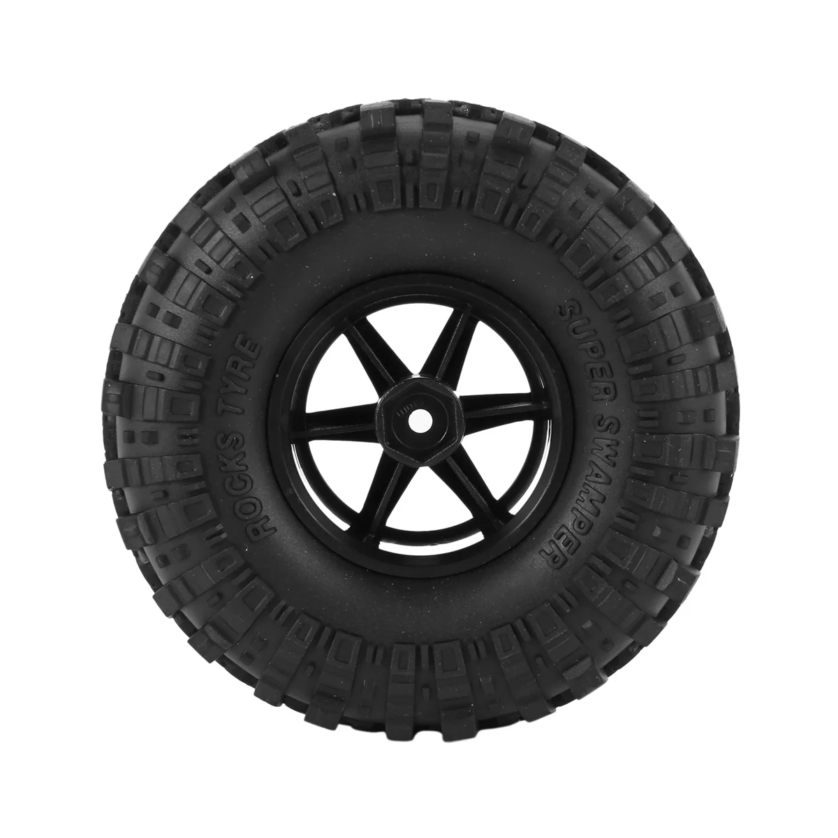 4Pcs 110Mm 1.9 Inch Rubber Tyre Wheel Tire for 1/10 RC Crawler Car Axial SCX10 Traxxas TRX4 RC4WD D90 Upgrade Parts