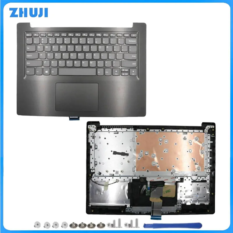 For V14-IIL V14-IGM V14-IKB S145-14 S145-14IWL S145-14API Laptop Palmrest Upper Case with Keyboard Touchpad (2019 Year)