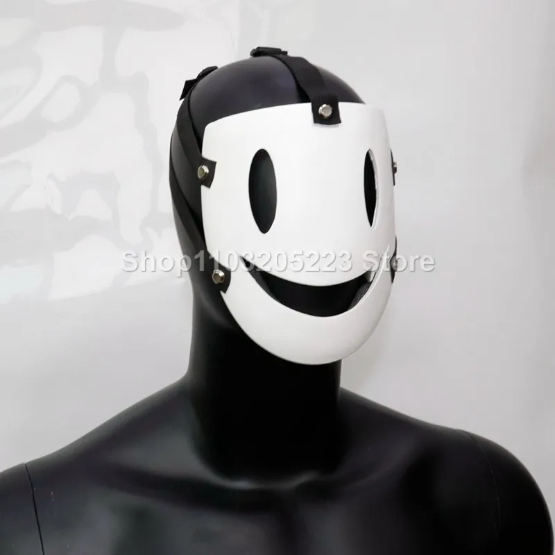 Sky Invasion Anime Surrounding Children's Masks Role Playing White Smiling Resin Masks Halloween Costume Props