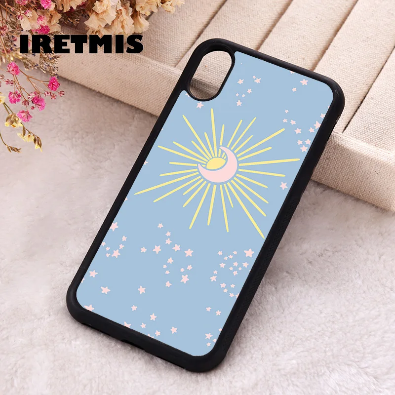 Iretmis Phone Cover Case For iPhone X XS Max XR 11 12 13 PRO MINI 14 15 16 Plus Rubber Silicone TPU Zodiac Star