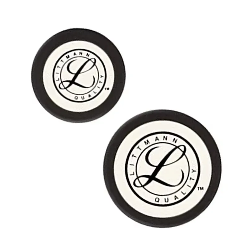 

Medical Stethoscope Spare Parts Replacement Rim Accessories Diaphragm with Rim Assembly Kit Black for Littmann Stethoscope