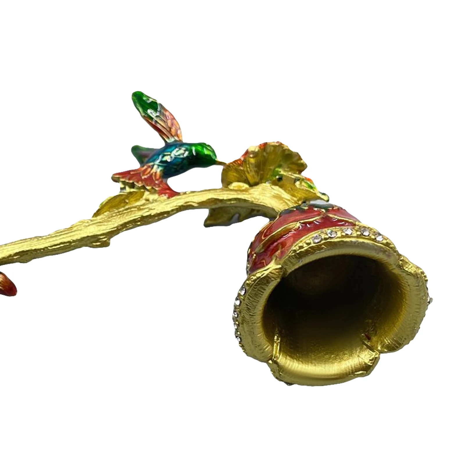 Bird Flower Candle Snuffer with Delicate Appearance Candle Extinguisher Long Handle Wick Flame Snuffer Home Dinners Decor Gift