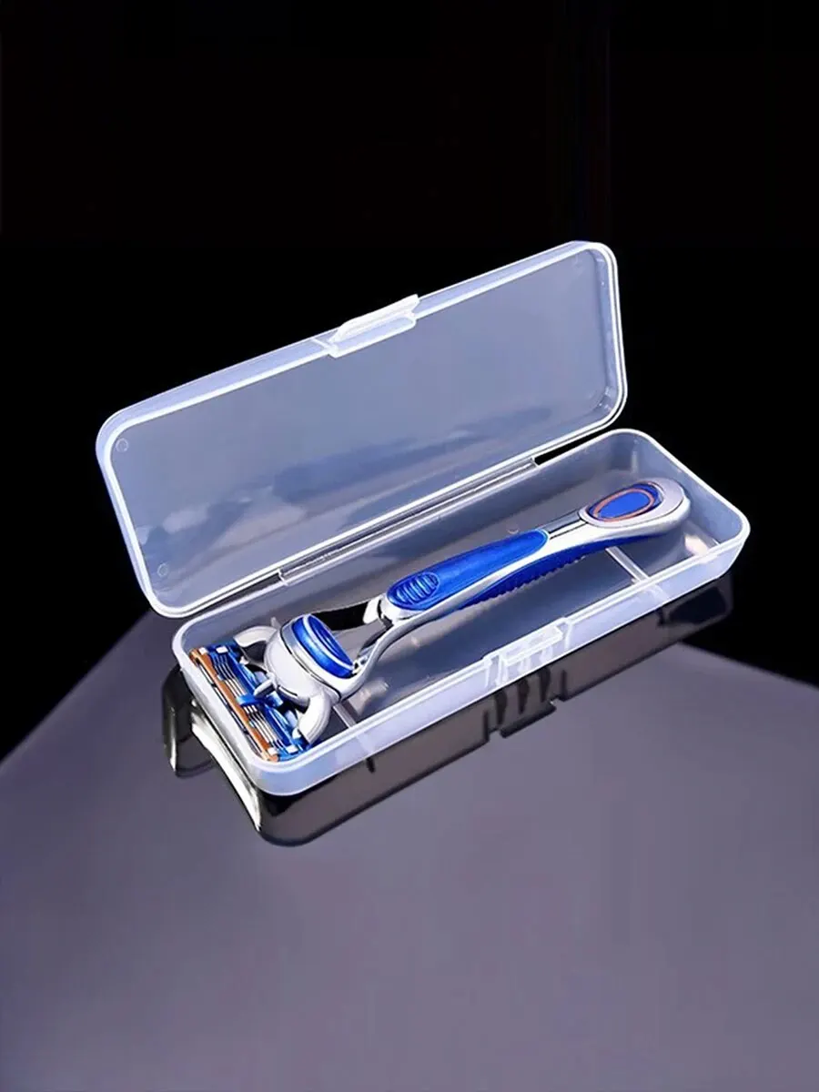 Manual Shaver Storage Box Specialized Tool Holder For Business Trips Double-Layer Multifunctional Portable