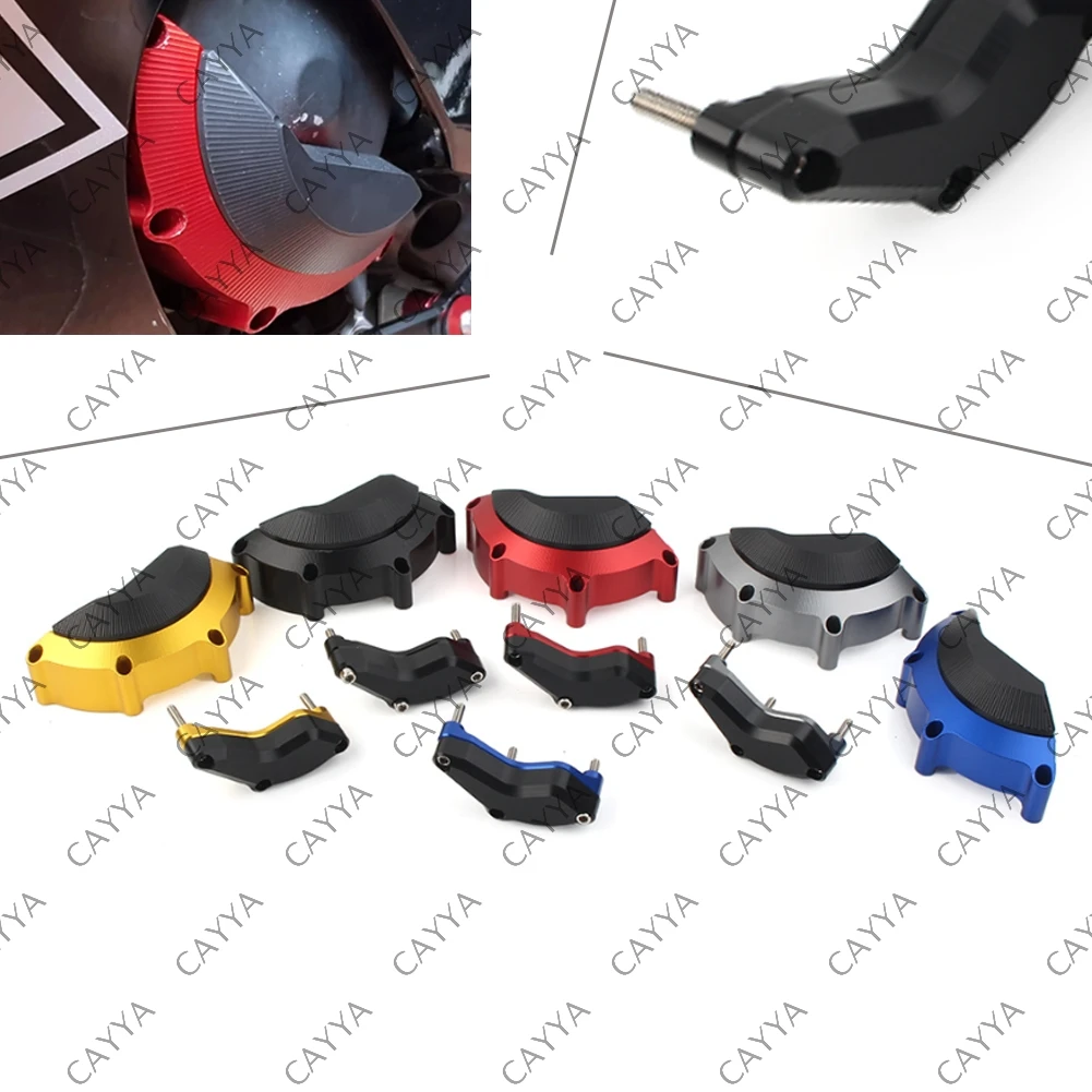 

1Set Motorcycle Engine Case Slider Protector Cover For Yamaha R6 2008 2009 2010 2011 2012 2013 2014 2015 2016 2017 Aluminum