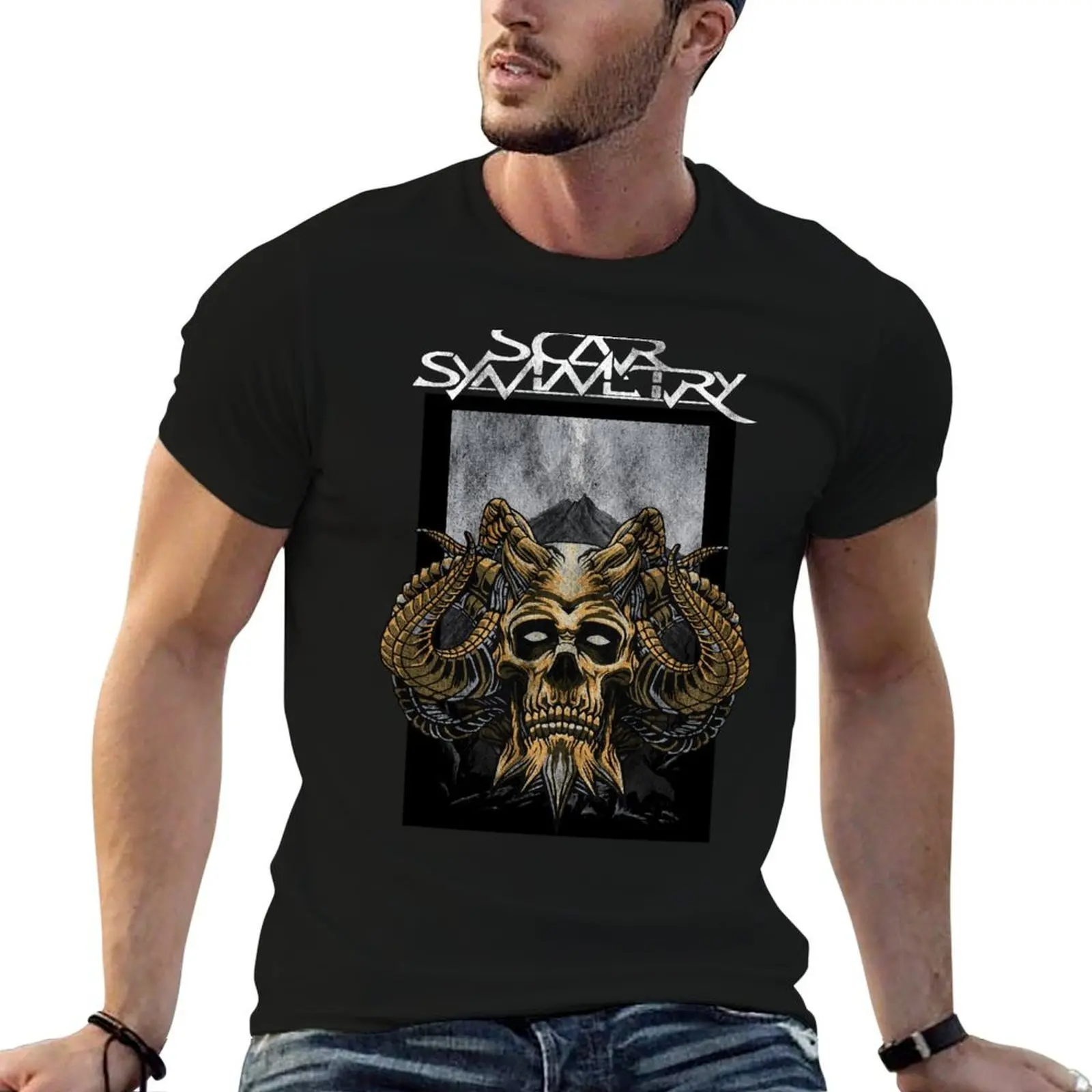 

Scar Symmetry metal T-Shirt t shirts cotton 100% man t shirt heavy cotton T-Shirt