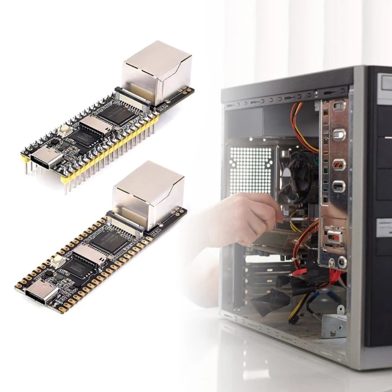 บอร์ดพัฒนาไมโครคอนโทรลเลอร์ Linux RV1103 ผสานรวมโปรเซสเซอร์ ARM/MCU เข้ากับพอร์ตอีเทอร์เน็ตสำหรับอุปกรณ์เสริมพีซี