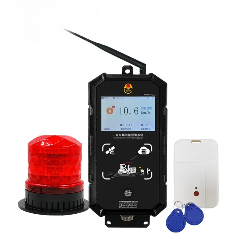 

Factory warehouse safety pedestrian proximity blind zone collision avoidance fork lift anti collision system