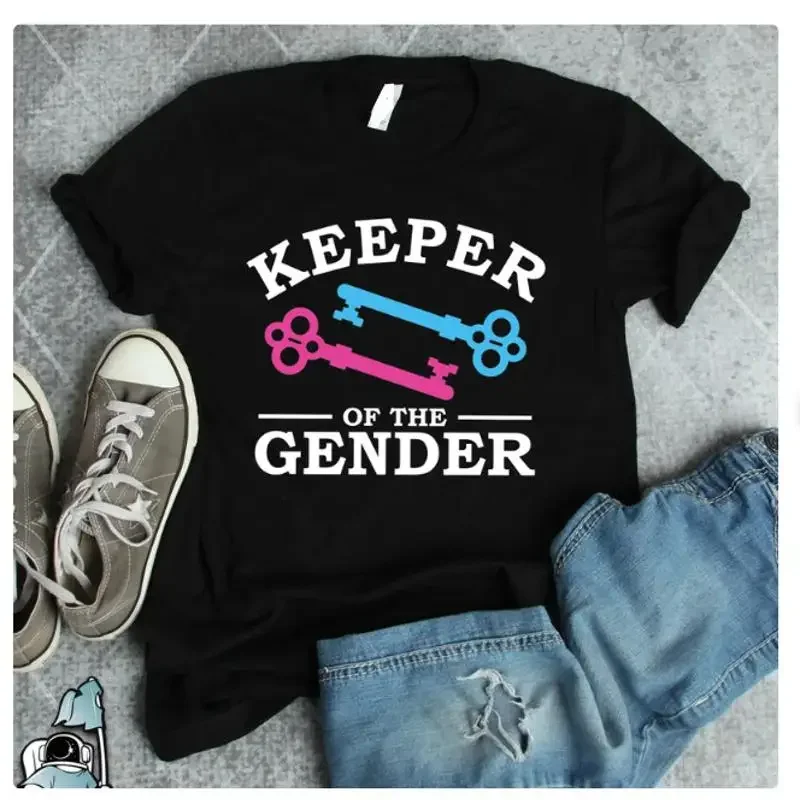 New T Shirt Gender Reveal Keeper Of The Baby Shower