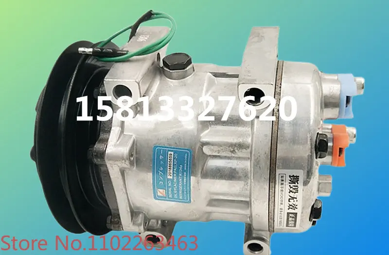 Excavator Case Sumitomo SH120/200/240/350-3-5/A5 air conditioning compressor compressor compressor pump cold air pump