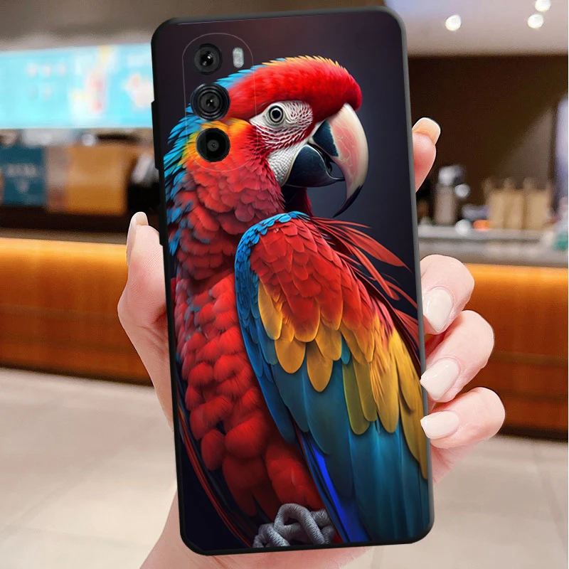 

Чехол для телефона Motorola Edge 50 40 Pro 60 50 40 30 Ultra Neo Fusion Moto G Play G Stylus G Power G Bird Parrot