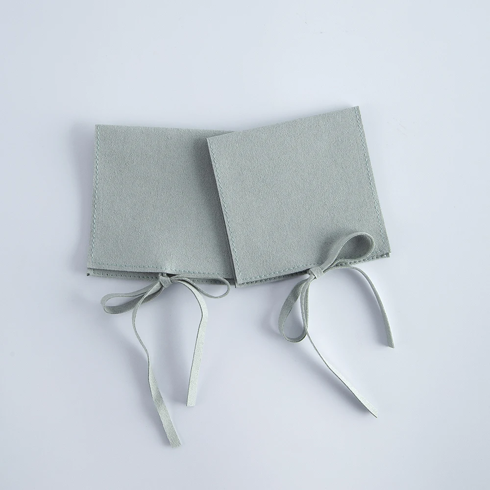 10Pcs Soft Microfiber Organizer Pouches Gentle Jewelry Storage Bags for Rings and Earrings for Wedding Favors & Small Gifts